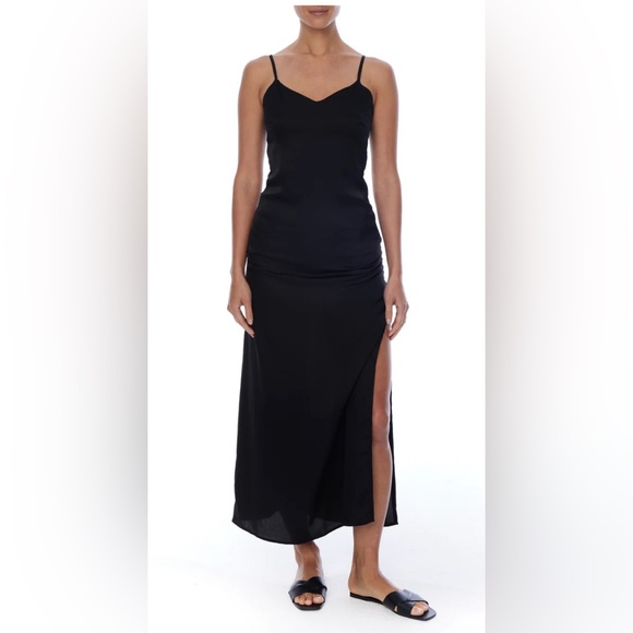 LBLC The Label Valarie V-Neck Slip Dress. Size SMALL. NWT! - Picture 1 of 7